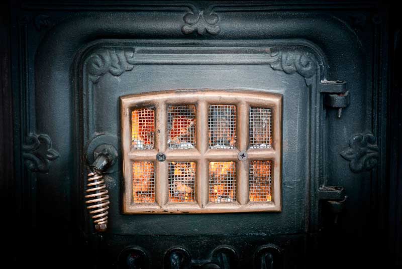 improper use - wood burning stove
