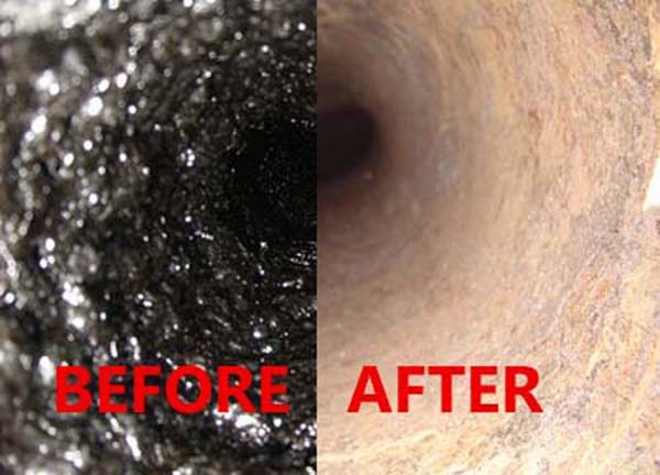 chimney sweep creosote process service before removal come follow